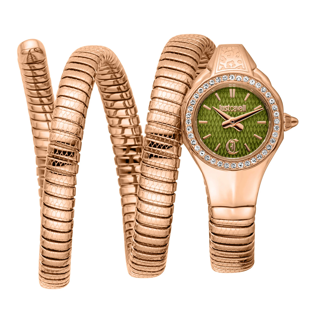 MONTRE JUST CAVALI FEMME SIMPLE ACIER